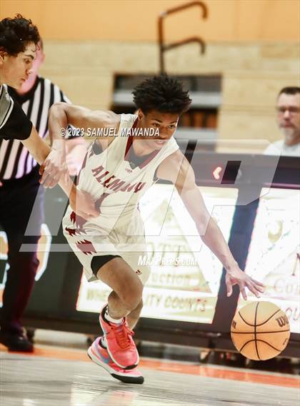 Thumbnail 2 in Maranatha vs  Alemany (2023 SoCal Christmas Classic) photogallery.