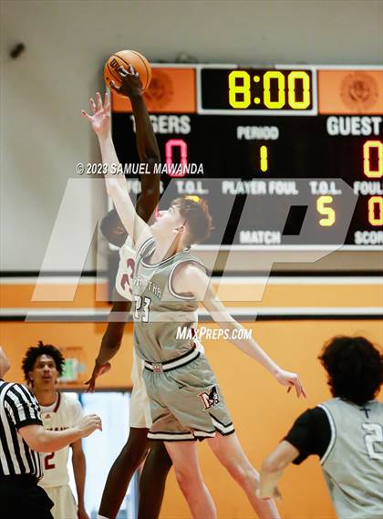 Thumbnail 2 in Maranatha vs  Alemany (2023 SoCal Christmas Classic) photogallery.