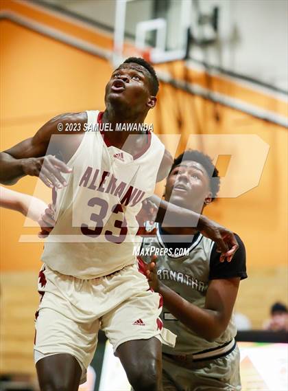 Thumbnail 1 in Maranatha vs  Alemany (2023 SoCal Christmas Classic) photogallery.