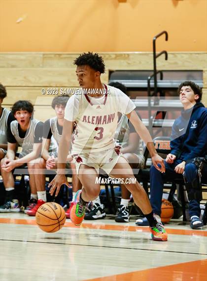 Thumbnail 1 in Maranatha vs  Alemany (2023 SoCal Christmas Classic) photogallery.