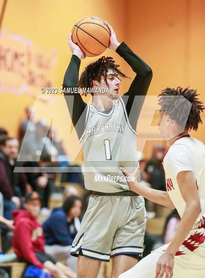 Thumbnail 1 in Maranatha vs  Alemany (2023 SoCal Christmas Classic) photogallery.