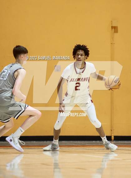 Thumbnail 2 in Maranatha vs  Alemany (2023 SoCal Christmas Classic) photogallery.