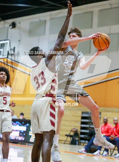 Thumbnail 1 in Maranatha vs  Alemany (2023 SoCal Christmas Classic) photogallery.