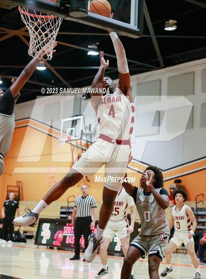 Thumbnail 1 in Maranatha vs  Alemany (2023 SoCal Christmas Classic) photogallery.