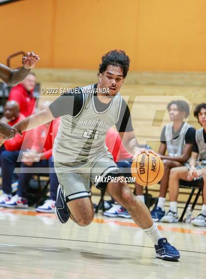Thumbnail 3 in Maranatha vs  Alemany (2023 SoCal Christmas Classic) photogallery.