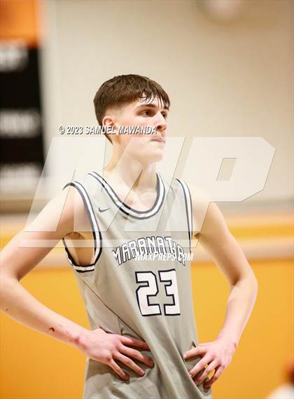Thumbnail 1 in Maranatha vs  Alemany (2023 SoCal Christmas Classic) photogallery.