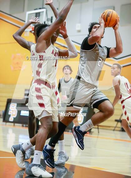 Thumbnail 1 in Maranatha vs  Alemany (2023 SoCal Christmas Classic) photogallery.