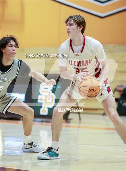 Thumbnail 3 in Maranatha vs  Alemany (2023 SoCal Christmas Classic) photogallery.