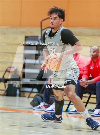 Thumbnail 1 in Maranatha vs  Alemany (2023 SoCal Christmas Classic) photogallery.