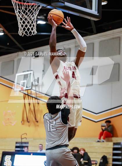 Thumbnail 3 in Maranatha vs  Alemany (2023 SoCal Christmas Classic) photogallery.