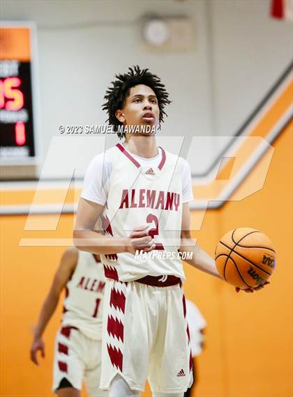 Thumbnail 2 in Maranatha vs  Alemany (2023 SoCal Christmas Classic) photogallery.