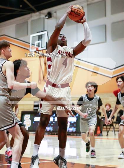 Thumbnail 1 in Maranatha vs  Alemany (2023 SoCal Christmas Classic) photogallery.