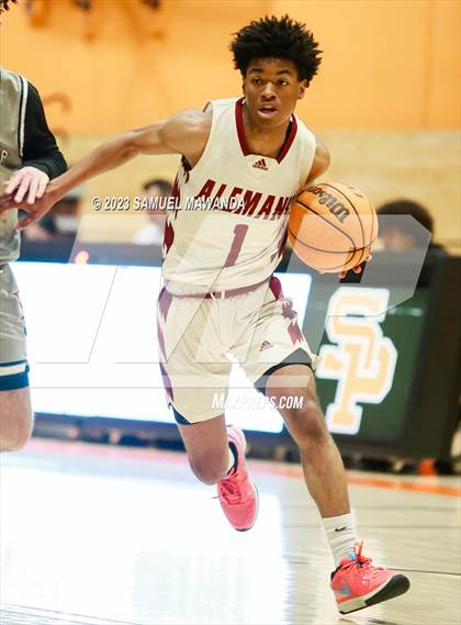 Thumbnail 3 in Maranatha vs  Alemany (2023 SoCal Christmas Classic) photogallery.