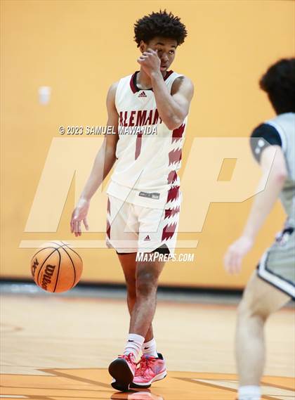 Thumbnail 3 in Maranatha vs  Alemany (2023 SoCal Christmas Classic) photogallery.