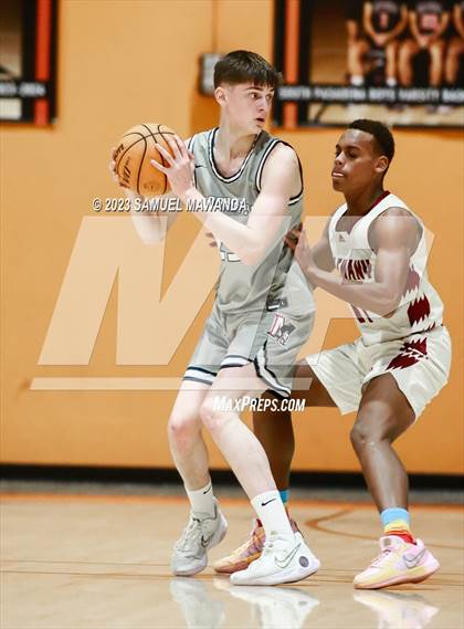 Thumbnail 2 in Maranatha vs  Alemany (2023 SoCal Christmas Classic) photogallery.