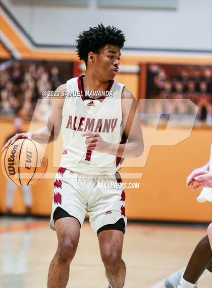Thumbnail 1 in Maranatha vs  Alemany (2023 SoCal Christmas Classic) photogallery.