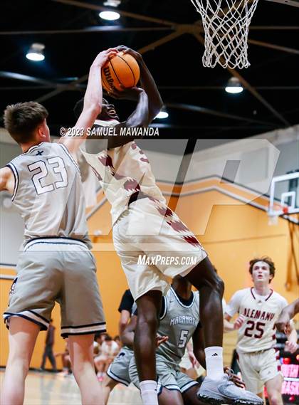 Thumbnail 1 in Maranatha vs  Alemany (2023 SoCal Christmas Classic) photogallery.
