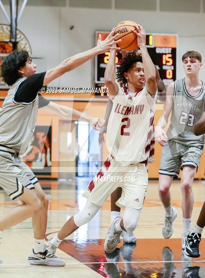 Thumbnail 2 in Maranatha vs  Alemany (2023 SoCal Christmas Classic) photogallery.