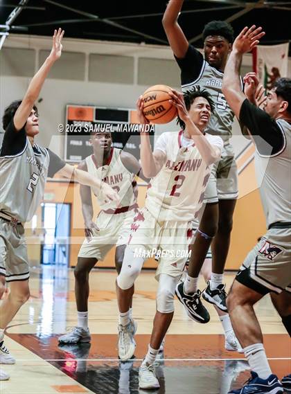 Thumbnail 1 in Maranatha vs  Alemany (2023 SoCal Christmas Classic) photogallery.