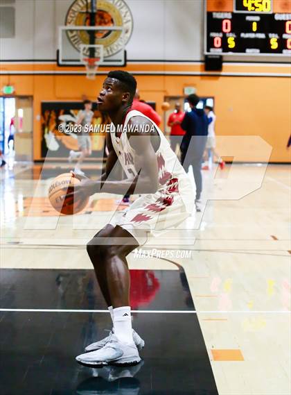 Thumbnail 1 in Maranatha vs  Alemany (2023 SoCal Christmas Classic) photogallery.
