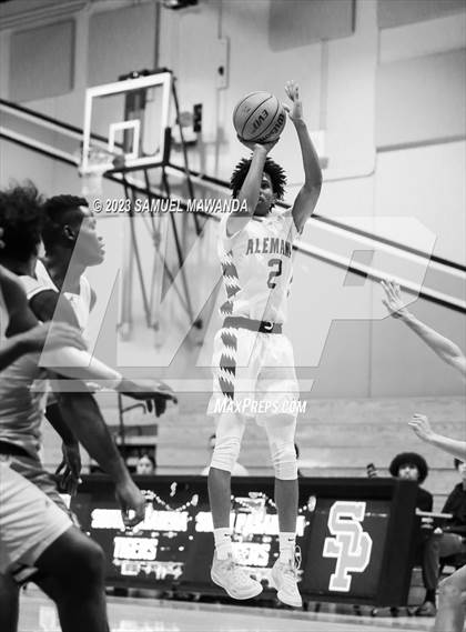 Thumbnail 2 in Maranatha vs  Alemany (2023 SoCal Christmas Classic) photogallery.