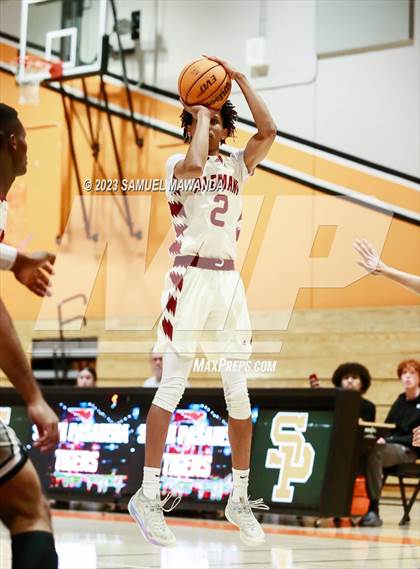 Thumbnail 1 in Maranatha vs  Alemany (2023 SoCal Christmas Classic) photogallery.