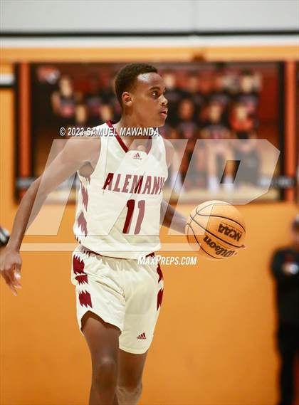 Thumbnail 1 in Maranatha vs  Alemany (2023 SoCal Christmas Classic) photogallery.