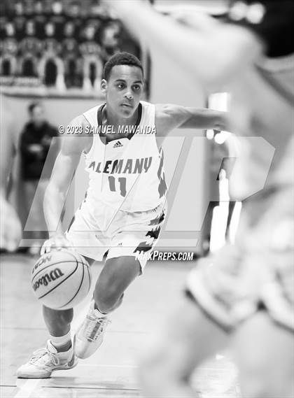 Thumbnail 1 in Maranatha vs  Alemany (2023 SoCal Christmas Classic) photogallery.