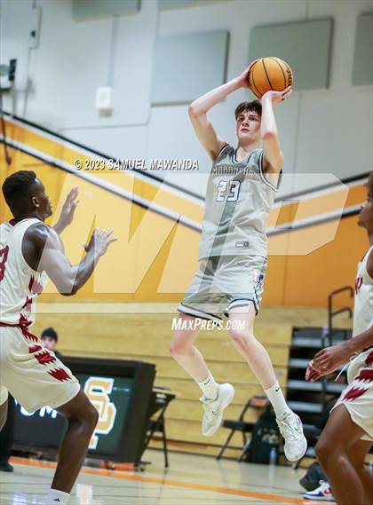 Thumbnail 1 in Maranatha vs  Alemany (2023 SoCal Christmas Classic) photogallery.