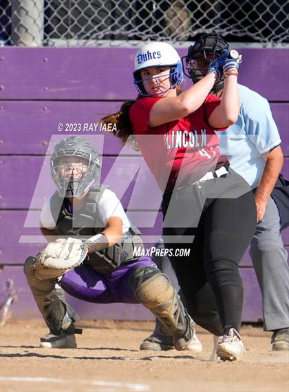 Thumbnail 2 in Lincoln @ Franklin (CIF SJS D1 Playoff) photogallery.