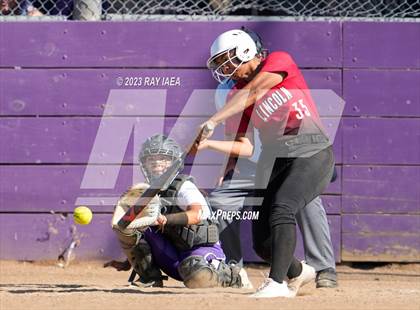 Thumbnail 3 in Lincoln @ Franklin (CIF SJS D1 Playoff) photogallery.