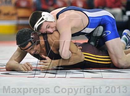 Thumbnail 2 in PIAA AAA Wrestling Championships (Semifinals) photogallery.