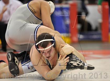 Thumbnail 3 in PIAA AAA Wrestling Championships (Semifinals) photogallery.