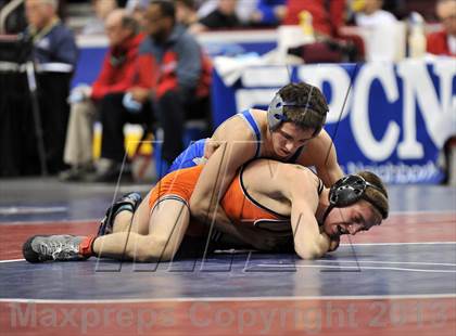 Thumbnail 3 in PIAA AAA Wrestling Championships (Semifinals) photogallery.