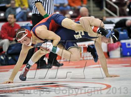 Thumbnail 2 in PIAA AAA Wrestling Championships (Semifinals) photogallery.