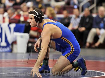 Thumbnail 2 in PIAA AAA Wrestling Championships (Semifinals) photogallery.