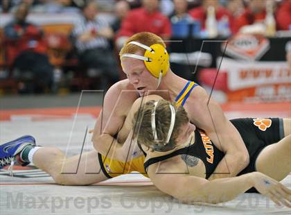 Thumbnail 2 in PIAA AAA Wrestling Championships (Semifinals) photogallery.