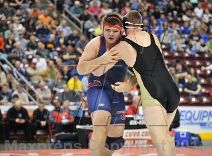 Thumbnail 2 in PIAA AAA Wrestling Championships (Semifinals) photogallery.