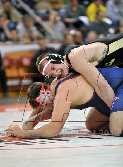 Thumbnail 3 in PIAA AAA Wrestling Championships (Semifinals) photogallery.
