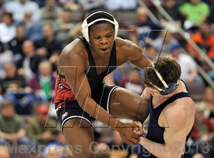 Thumbnail 3 in PIAA AAA Wrestling Championships (Semifinals) photogallery.