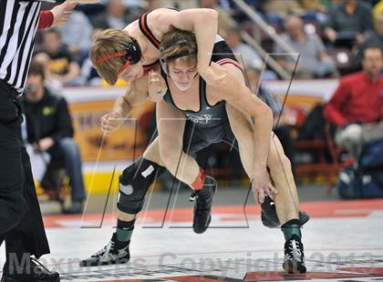 Thumbnail 1 in PIAA AAA Wrestling Championships (Semifinals) photogallery.