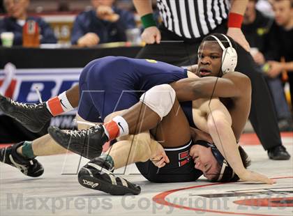 Thumbnail 2 in PIAA AAA Wrestling Championships (Semifinals) photogallery.