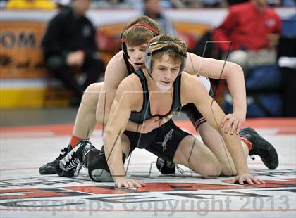 Thumbnail 2 in PIAA AAA Wrestling Championships (Semifinals) photogallery.