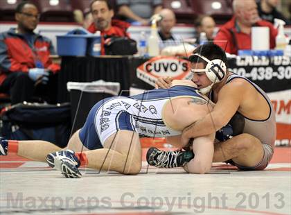 Thumbnail 3 in PIAA AAA Wrestling Championships (Semifinals) photogallery.