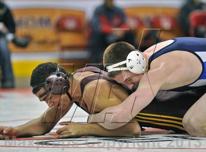 Thumbnail 3 in PIAA AAA Wrestling Championships (Semifinals) photogallery.
