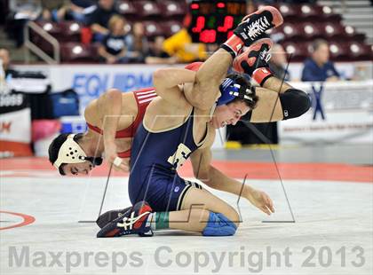 Thumbnail 3 in PIAA AAA Wrestling Championships (Semifinals) photogallery.