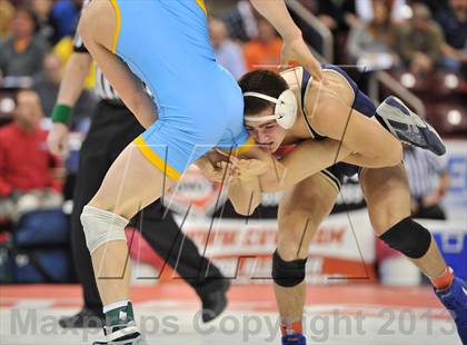 Thumbnail 3 in PIAA AAA Wrestling Championships (Semifinals) photogallery.