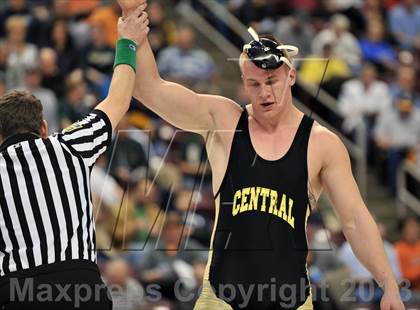 Thumbnail 1 in PIAA AAA Wrestling Championships (Semifinals) photogallery.