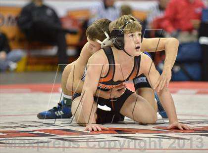 Thumbnail 3 in PIAA AAA Wrestling Championships (Semifinals) photogallery.