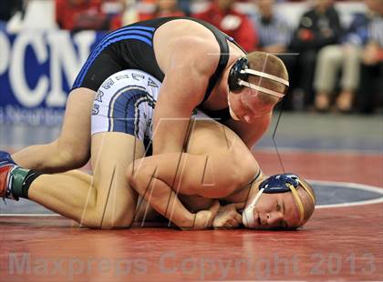 Thumbnail 2 in PIAA AAA Wrestling Championships (Semifinals) photogallery.